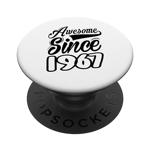 Impresionante Desde 1967 Cumpleaños 1967 Vintage 1967 PopSockets PopGrip Intercambiable