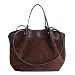 Waniki Borsa a mano da donna, taglia media, in pelle scamosciata, elegante borsa...