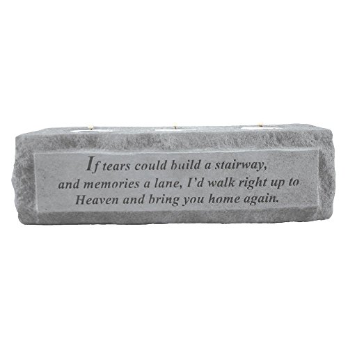If Tears Could Build A Stairway Memorial Candleholder