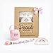Imagen de PEQUEANDO Sujetatetinas Cadena Personalizada con Nombre Hecho a Mano en España Regalo para Nacimiento y Baby Shower