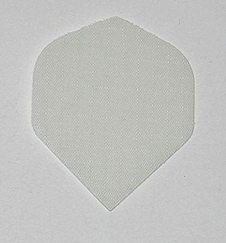 US Darts - 3 Sets (9 Flights) White Nylon Standard Dart Flights - Cloth, Fabric, Ripstop