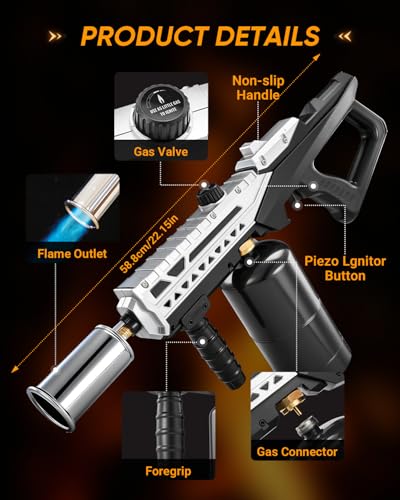Image of Saker Propane Torch for BBQ, Grill & Campfire with Adjustable Flame