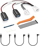 Naponal GPS Dash Cam Power Adapter, (5Pin Type E Connector) Mirror Camera Radar Charger Station GPS Dashcam Charger Cable for Select Subaru Forester, Ascent and More with Auto-dimming Rearview Mirror