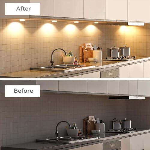 Image of Smart Motion Sensor Cabinet Light, LED Wardrobe Lamp with PIR Sensor, USB Under Cabinet Lighting, Adjustable Color Modes, Stick-On Aluminum Lamp for Kitchen, Closet, Stairs, Hallway
