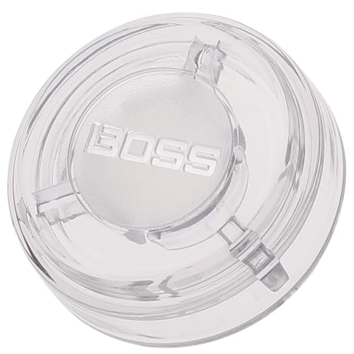 BOSS FSC-10 | Footswitch Caps | 10 Pieces | Transparent & Rugged Design | Enhances LED Visibility | Easy Installation & Removal | Compatible with Select BOSS Multi-FX, Pedals, Switchers & More