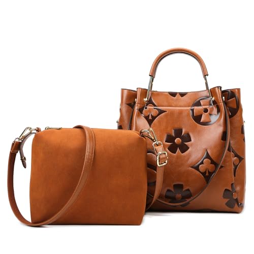 Travistar Floral Embossed Handbag Set