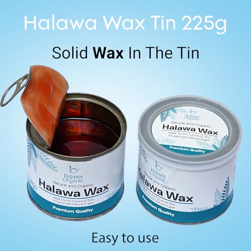 Pure Organic Halawa Hair Removal Sugar Wax - Gentle & Effective Natural Wax - Effortless Hair Removal – Ready-to-Use Formula, Ideal for Sensitive Skin Underarm, Bikini, Face etc
