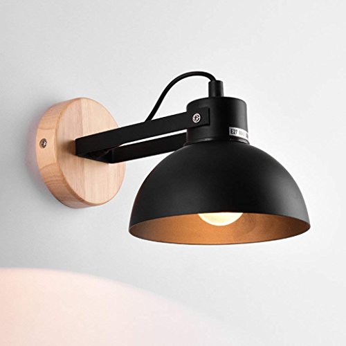 Lámpara de cabecera de madera nórdica para crear un ambiente acogedor en tu dormitorio moderno