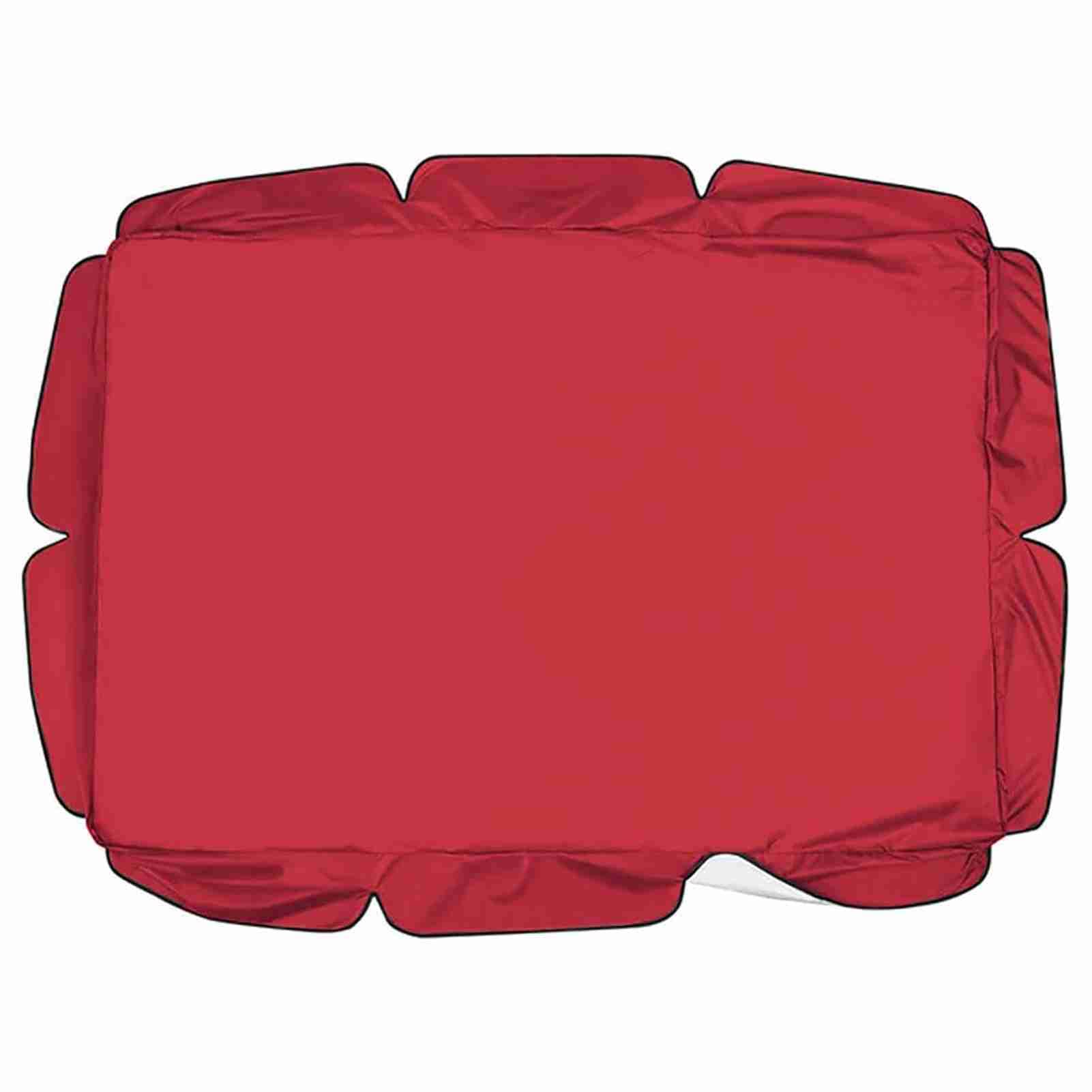 Tettuccio per Dondolo Tetto di Ricambio, Copertura di Ricambio Dimensioni 2 e 3 Posti,per Cuscini del Sedile Dell'Altalena E Copertura del Baldacchino per Tettuccio Parasole rosso 195x125x15cm