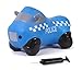 Produktbild JAMARA 460455 - Hüpfauto Police Truck mit Pumpe - BPA-Frei, bis 50 kg, fördert den Gleichgewichtssinn und die motorischen Fähigkeiten, robust und widerstandsfähig, pflegeleicht, blau