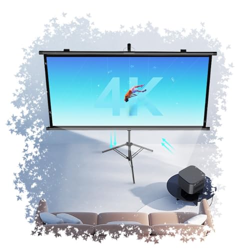 Pantalla portátil para proyector 72 pulgadas 4:3 ajustable