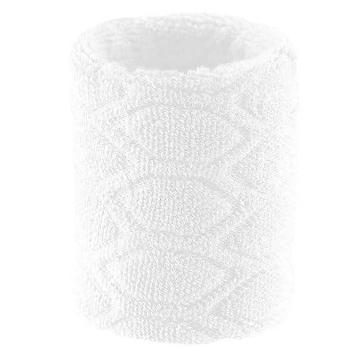 Absorbent Sweatband Sport Wrist Sweatband Elastic Cotton Sports Wristband for Women Man Kid Running Basketball Tennis Athletic W