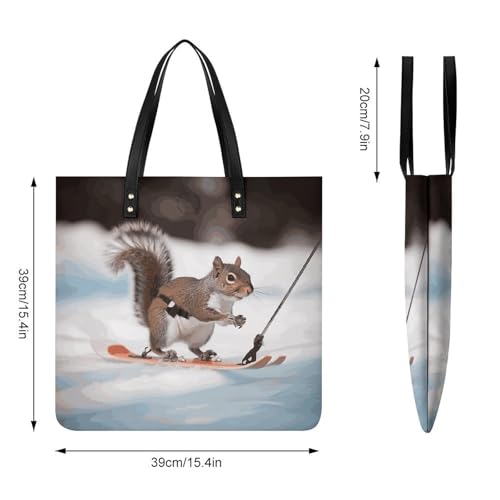 Sac fourre-tout écureuil idéal pour le ski et le shopping