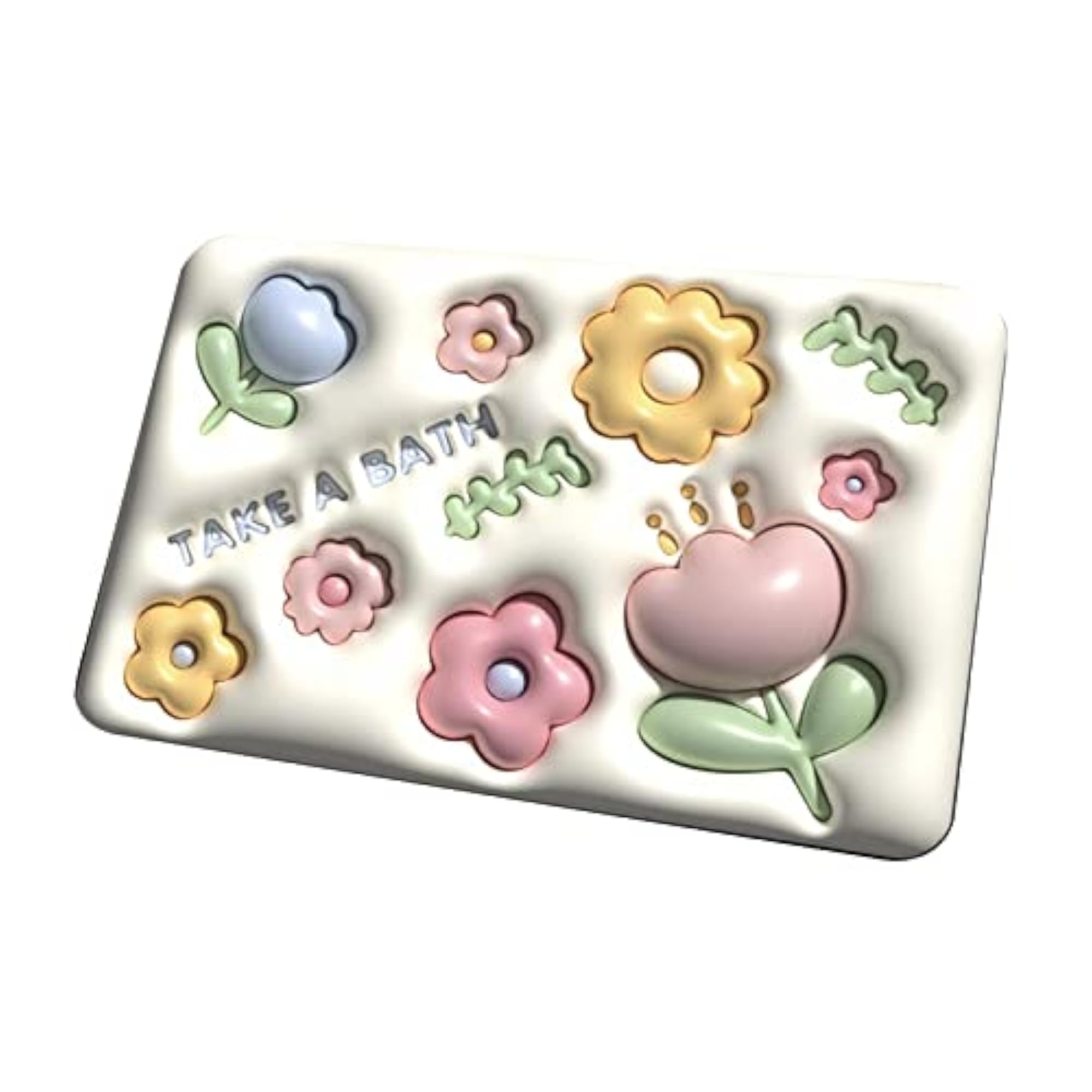 3D Bath Mat Soft Non Slip Flower Entrance Door Mat