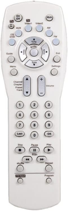 Replacement Remote Control Work for TV/Audio/Projector 289138001 for Bose Audio Video AV Receiver 321 Series