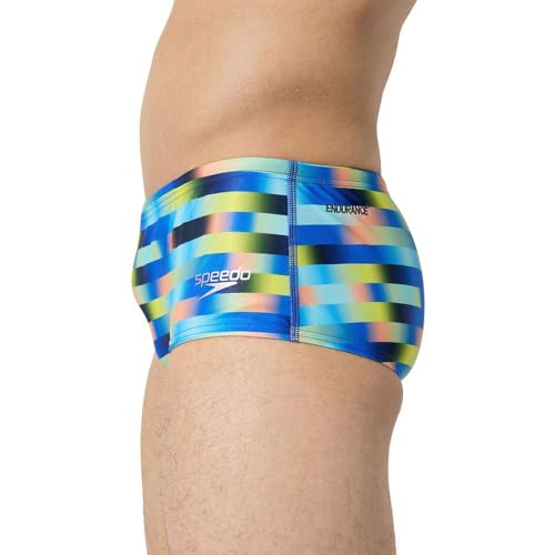 Speedo Allover Digital slip de 14cm evita rozaduras en los giros UK 32 7