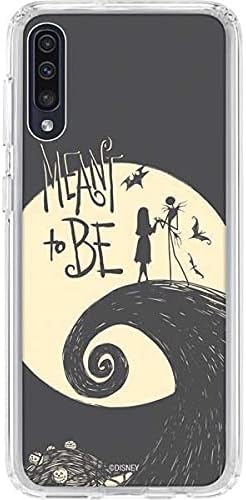 Skinit Clear Phone Case Compatible with Galaxy A50 - Officially Licensed Disney The Nightmare Before Christmas Jack and Sally Meant to Be Design
