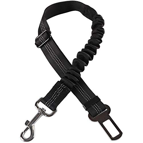 Reflective traction belt for dogs