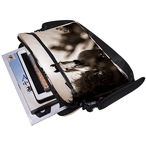 Sacoche pc portable motif cheval 14 pouces pour vos déplacements