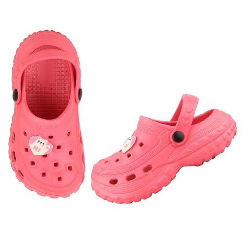 Image of FUEL Poddle Comfortable Indoor & Outdoor Casual Garden Clogs, Soft Cushioned Footbed and Lightweight EVA Slip-On Kids Clogs for Boys & Girls