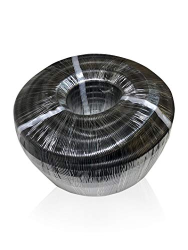 Gaine ondulée noire de rangement de câble plastique souple pour bureau et gestion informatique