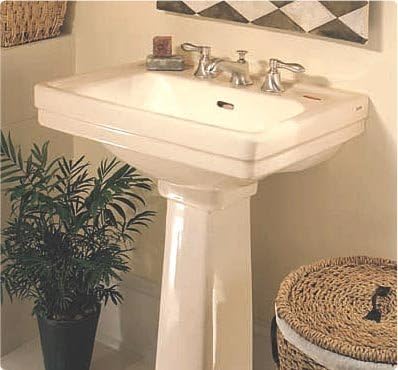 Toto LT532#11 Promenade Single Hole Pedestal Basin, Bone