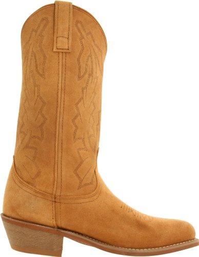 Laredo Men's 13" Jacksonville Western Classic Cowboy Boots Natural Suede 7 D Brown #TOP5