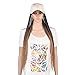 Produktbild Baseball Cap Perücke Mit Geflochtenen Zöpfen Box Perücken Afro Black Women Zeitskleidung White Hat Perücke