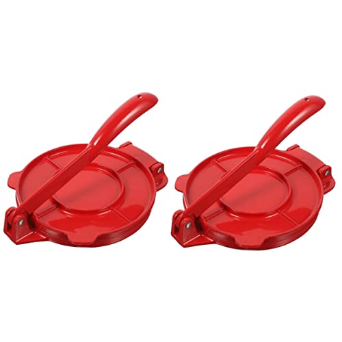 Pressa per tortillas in alluminio, 25,4 cm e 30,5 cm, per tortillas perfette, in acciaio resistente, facile da usare, ideale per tortillas fatte in casa, tacos e focaccine