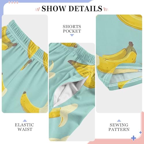Delicious Cute Banana Cute Pajama Pants, Soft Sleepwear Lounge Pants Pajama Pj Bottoms for 6-14 Years4