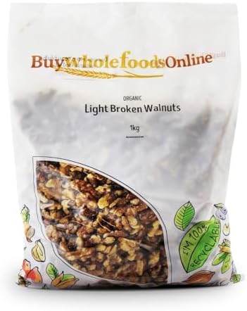 Organic Walnuts Light, Broken 1kg (BWFO)