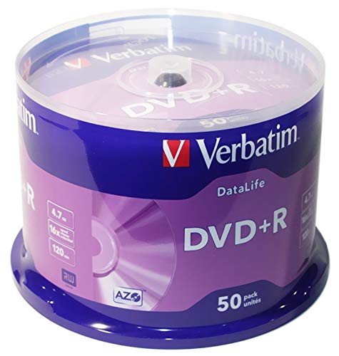 Verbatim DVD+R 4.7 GB 16x CB (50) Non AZO (43815)