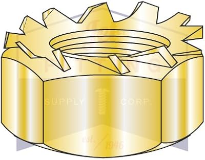 10-32 Â“KÂ” Lock Nuts | Hex Keps Nuts | External Lock Washer | Steel | Zinc Plated | Pre-Assembled External Tooth Washer & Nut (Quantity: 4000)