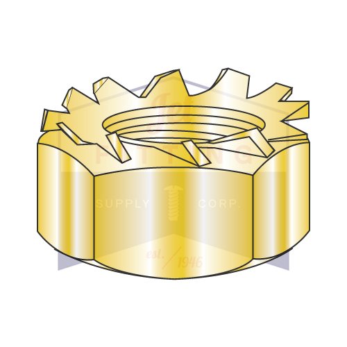 10-32 K Lock Nuts | Hex Keps Nuts | External Lock Washer | Steel | Zinc Plated | Pre-Assembled External Tooth Washer & Nut (Quantity: 4000)