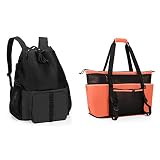 Fasrom Extra Large Mesh Beach Bag Bundle with Mesh Beach Backpack for Beach or Pool Trip