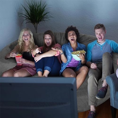 Bean Bag Chair Oversized Adult Plush Bean Bag Chair Cover Fluffy Faux Fur Washable DIY Soft Storage Seat for Reading, Gaming, Lounging, No fillers, Deep Blue,7FT — view 6