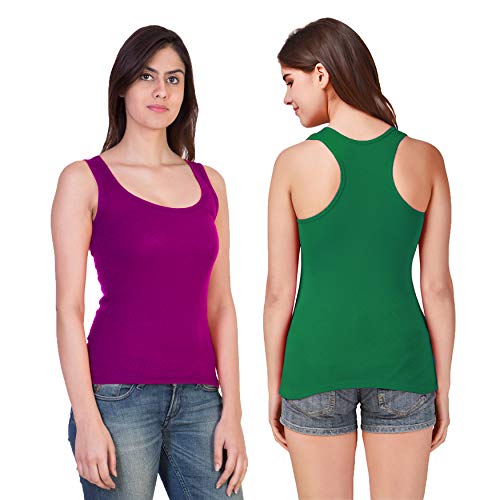Image of Camisole Tank Top Vest Racerback Sando Camis for Women, Girls (Pack of 2)