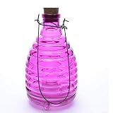 Insektenfalle Wespenfalle Glas umweltfreundlich und ohne Gift Insekten Wespen Falle pink fuchsie