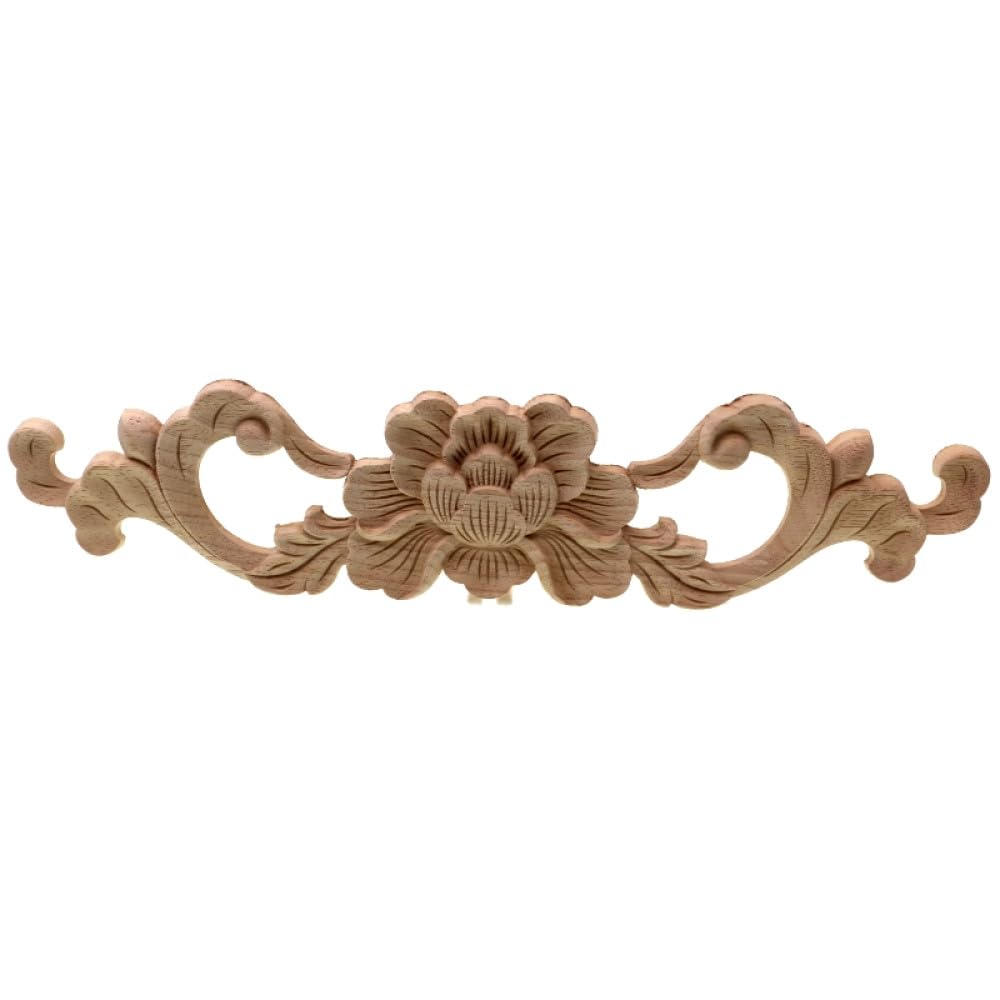 Figuras decorativas de madera natural LVTFCO con tallado clásico para muebles premium