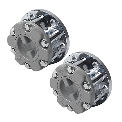 JIAOJIAO Kaijiao Store 2pcs 28 Dientes Coche Delantero Rueda Embrague Bloqueo 4wd Actuador del Sistema Apto for Mitsubishi Pajero L200 4x4 L300 4x4 MB886389 (Color : VVKAKAEV-Silver) Cover
