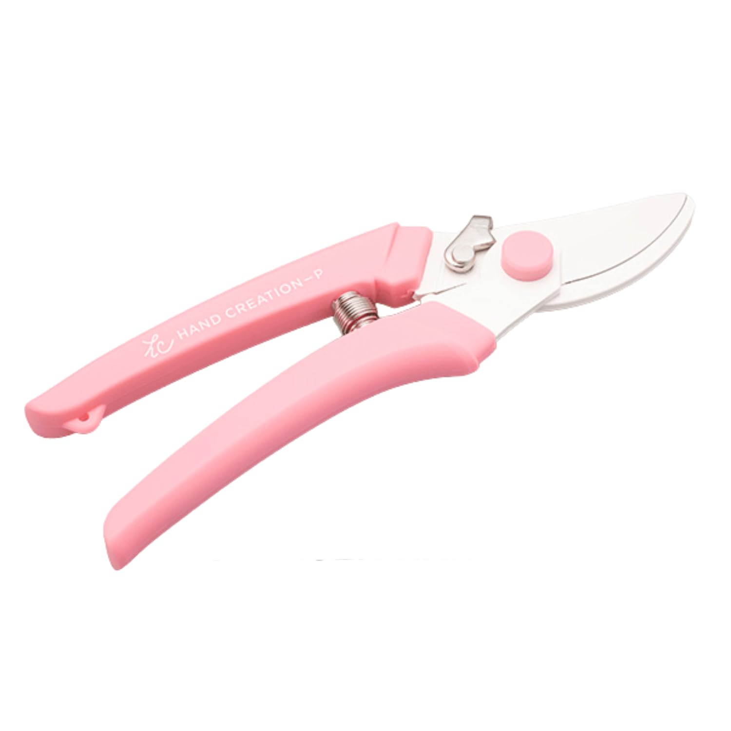 Japanese Hand Pruners - Sakagen Hand Creation, Ultra Sharp Bypass Pruning Shears for Flowers & Gardening, Made in Japan, P-180 (Pink)