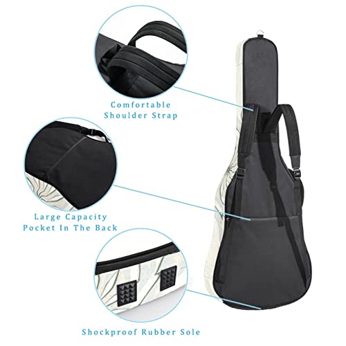 Étui de protection rembourré pour guitare acoustique classique Motif géométrique Multicolore, Multicolore 06, 42.9×16… - Les Beatles, Paul McCartney, John Lennon, RIngo Starr, George Harrison Étui de protection rembourré pour guitare acoustique classique Motif géométrique Multicolore, Multicolore 06, 42.9x16… – Image 4