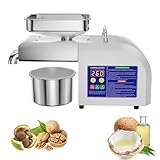 flatpincololee Macchina Spremi Olive per Olio 1100W | Torchio per Olive da Casa | Controllo di Temperatura 40°C–300°C | Frantoio Olio di Oliva in Acciaio Inox 304 per Casa e Uso Professionale Z5