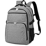 Cpap Backpack Travel Size Cpap Machine Carrying Case Laptop Bag Compatible with Mini Resmed Airsense 9 10 11 Z1 Apex Xt Fit Auto Philips Respironics Dreamstation 3B Medical Luna G3 Sleep Apnea (Gray)