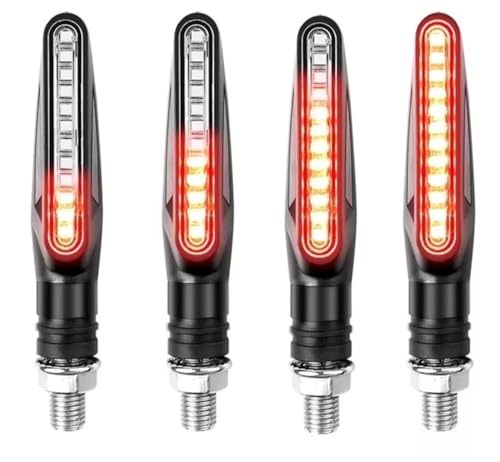 Feu arrière clignotant de moto : stop et DRL contre le manque de visibilité