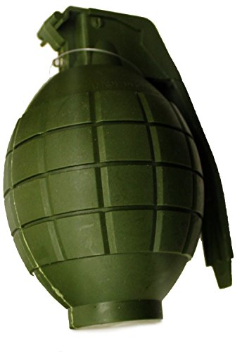 Toyland® Kids Army Toy Green Grenade à Main - avec lumière Clignotante et Son - Jeu de rôle