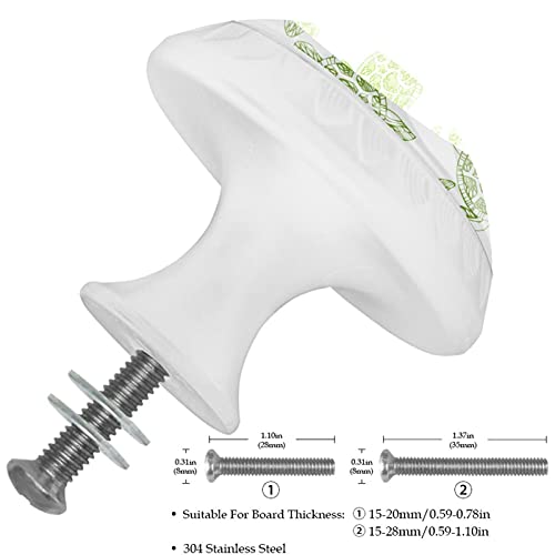 Boutons d'armoires de cuisine poignées tiroirs commode placard tortues vertes