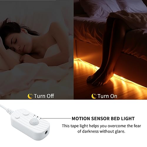 Tira de LED con Sensor de Movimiento, 5V, 16.4 ft, Amarillo Ultra Cálido miniatura 4