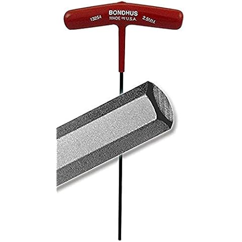 Bondhus 15268 6mm Hex Tip T-Handle with ProGuard Finish Cover