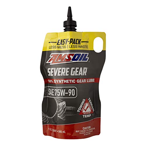 Amsoil Synthetic SEVERE Gear Oil 75w-90 Easy-Pack - 1 Quart (946ml)